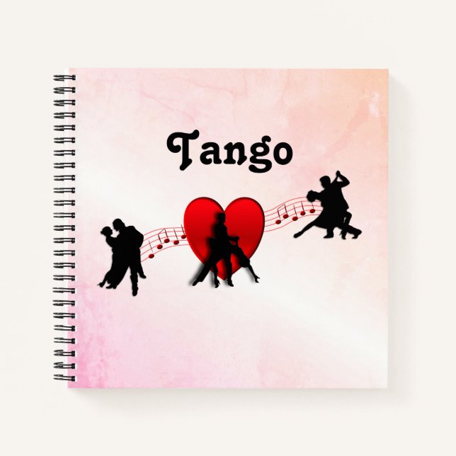 Cuaderno Bailarines de Tango Ácidos (Anverso)