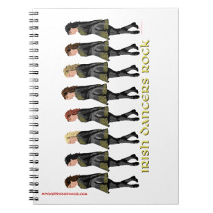 Cuaderno Bailarines Irlandeses Rockean