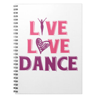 Cuaderno Baile De Amor Vivo - Camiseta Regalo Para Bailarin