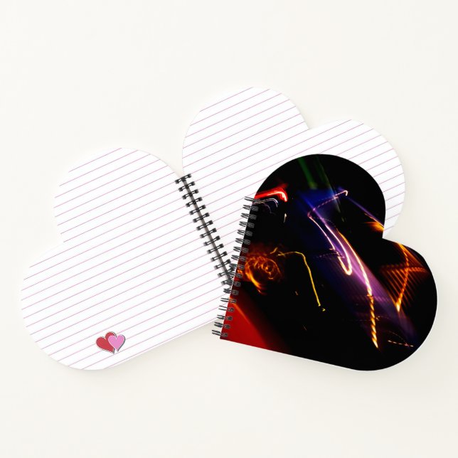 Cuaderno baile de auto púrpura (Interior)