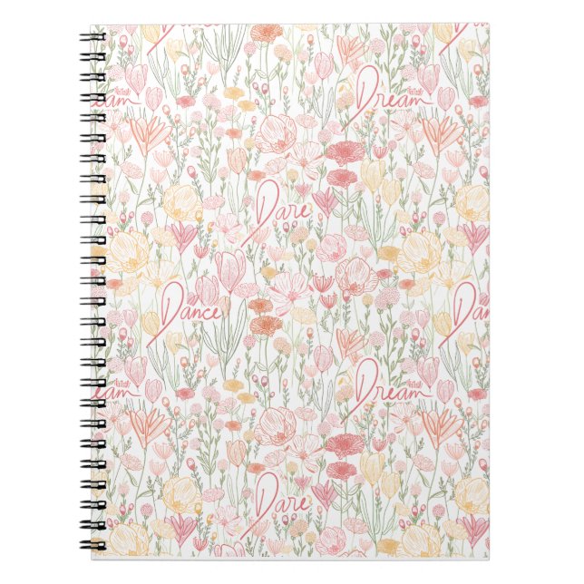 Cuaderno Baile de ensueño atrevido Inspirador (Frente)