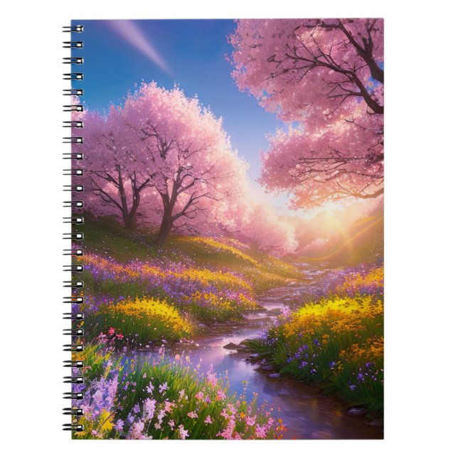 Cuaderno Baile del atardecer en medio de la pradera de la f (Frente)