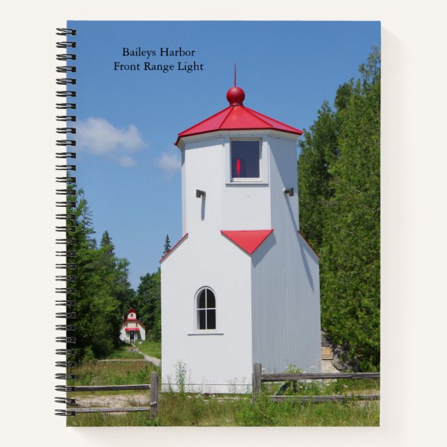 Cuaderno Baileys Harbor Range Lights notebook (Anverso)