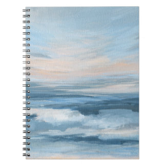 Cuaderno Baja marea - Pintura abstracta de la capa marina