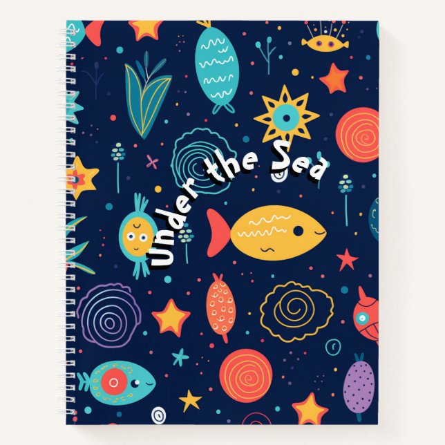 Cuaderno Bajo el mar (Anverso)