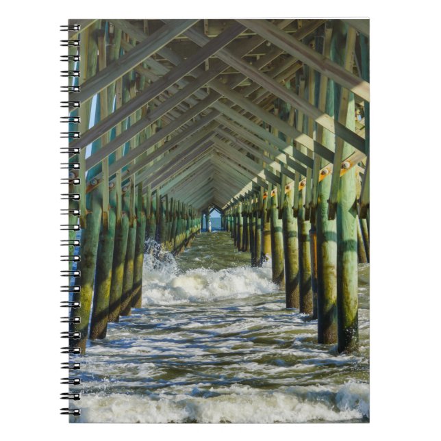 Cuaderno Bajo el muelle de Folly Beach (Frente)