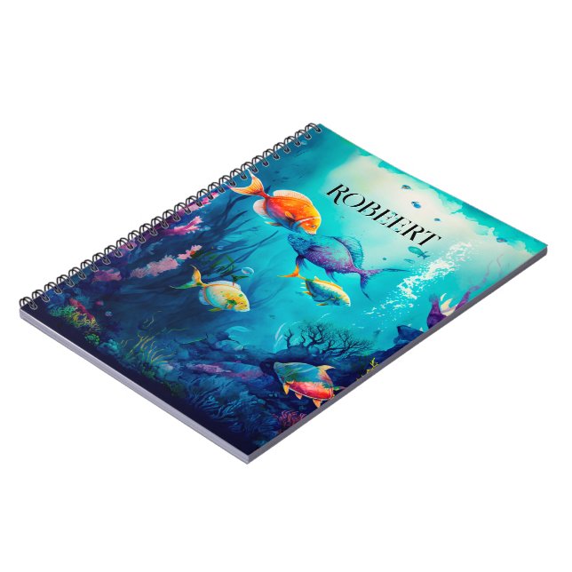 Cuaderno Bajo el paisaje marino (Lado Izquierdo)