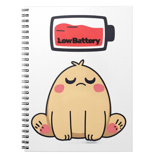 Cuaderno Bajo estado de ánimo de la batería - Diablos cómic (Frente)