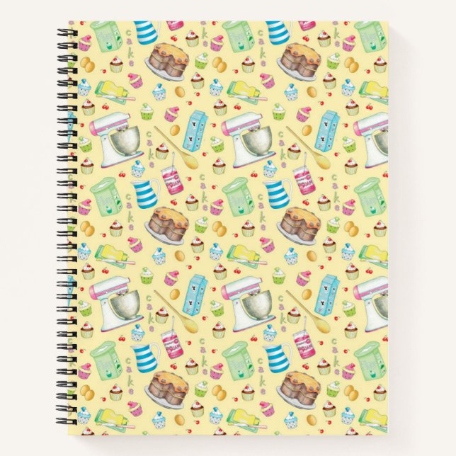 Cuaderno Bake Cake Spiral Notebook (Anverso)