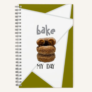 Cuaderno Bake Olive Green Bake My Day Spiral Notebook