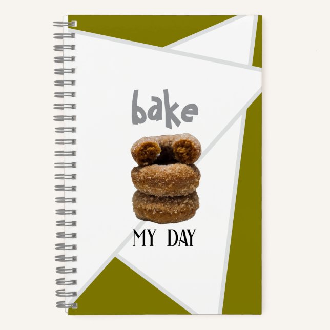 Cuaderno Bake Olive Green Bake My Day Spiral Notebook (Anverso)