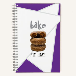 Cuaderno Bake Purple Bake My Day Spiral Notebook