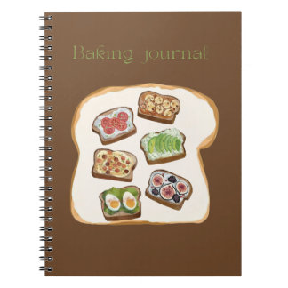 Cuaderno Baking Journal for Recipes and Baking Notes
