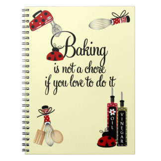 Cuaderno Baking Lady Bug Notebook