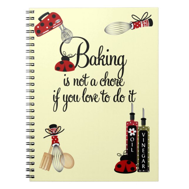 Cuaderno Baking Lady Bug Notebook (Frente)
