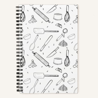 Cuaderno Baking Utensil Patterado