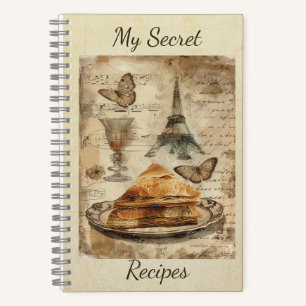 Cuaderno Baklava Ephemera Collage Art Notebook