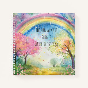 Cuaderno Bala de Salud Mental y Positividad Colorida Arcoír