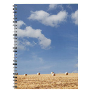 Cuaderno Balas de heno en campo