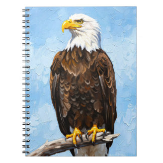 Cuaderno Bald Eagle Art Notebook |American Wildlife Journal