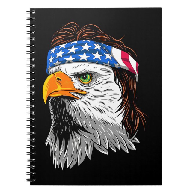Cuaderno Bald Eagle Mullet USA (Frente)