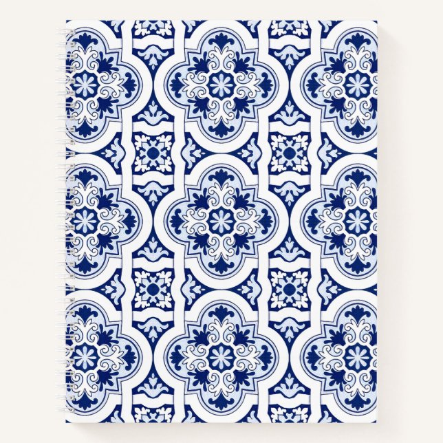 Cuaderno Baldosa azul portuguesa (Anverso)
