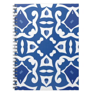 Cuaderno Baldosas de cerámica azulejo portugal. Viñeta sin