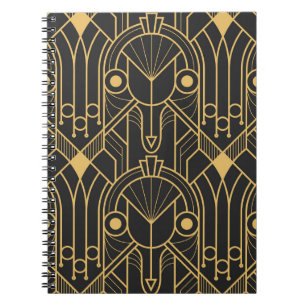 Cuaderno Baldosas geométricas modernas Art Deco
