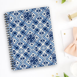 Cuaderno Baldosas mediterráneas, portuguesas, azulejo, mall