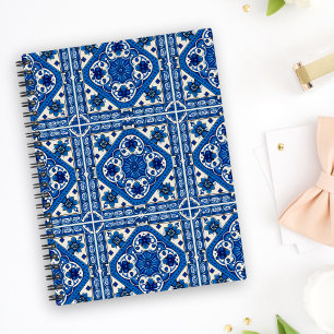 Cuaderno Baldosas mediterráneas, portuguesas, azulejo, mall