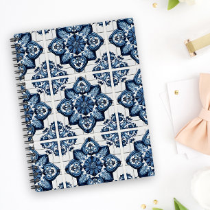 Cuaderno Baldosas mediterráneas, portuguesas, azulejo, mall