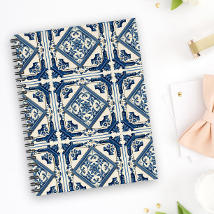 Cuaderno Baldosas mediterráneas, portuguesas, azulejo, mall
