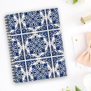 Cuaderno Baldosas mediterráneas, portuguesas, azulejo, mall