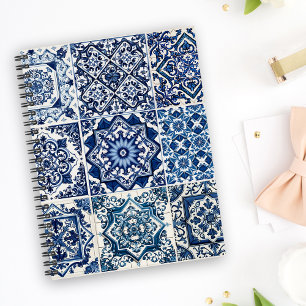 Cuaderno Baldosas mediterráneas, portuguesas, azulejo, mall