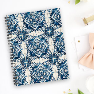 Cuaderno Baldosas mediterráneas, portuguesas, azulejo, mall