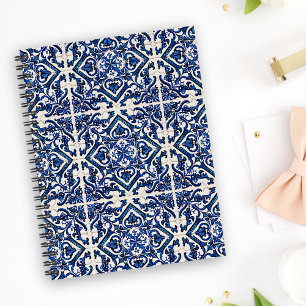 Cuaderno Baldosas mediterráneas, portuguesas, azulejo, mall