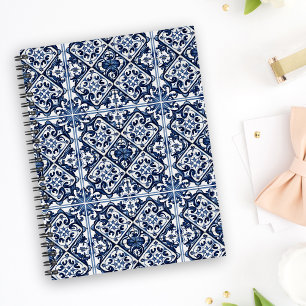 Cuaderno Baldosas mediterráneas, portuguesas, azulejo, mall