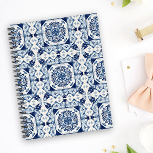 Cuaderno Baldosas mediterráneas, portuguesas, azulejo, mall