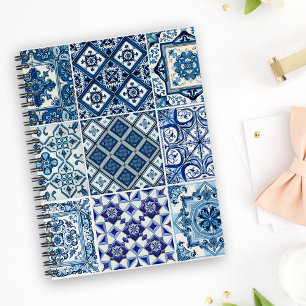 Cuaderno Baldosas mediterráneas, portuguesas, azulejo, mall