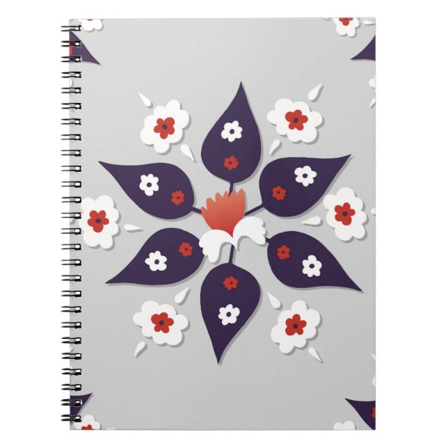 Cuaderno Baldosas otomanas antiguas, de estilo turco, abstr (Frente)
