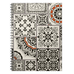 Cuaderno Baldosas sin costura con el Islam, el árabe, el in