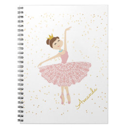Cuaderno balerina de nombre