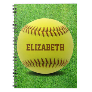 Cuaderno Ball para Personalizado de Softball