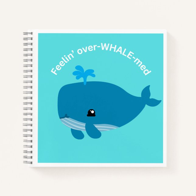 Cuaderno Ballena Adorable Aburrida (Anverso)
