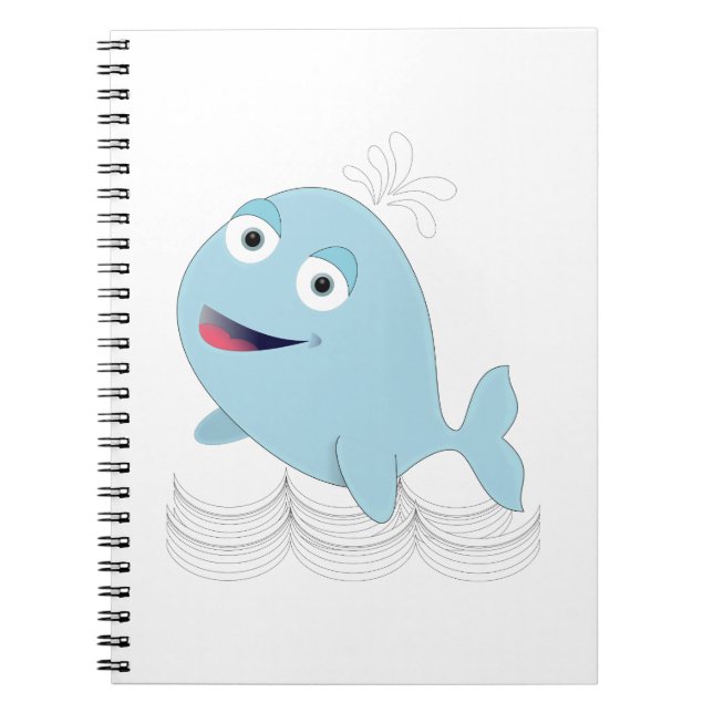 Cuaderno Ballena azul (Frente)