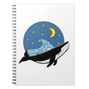 Cuaderno Ballena celeste
