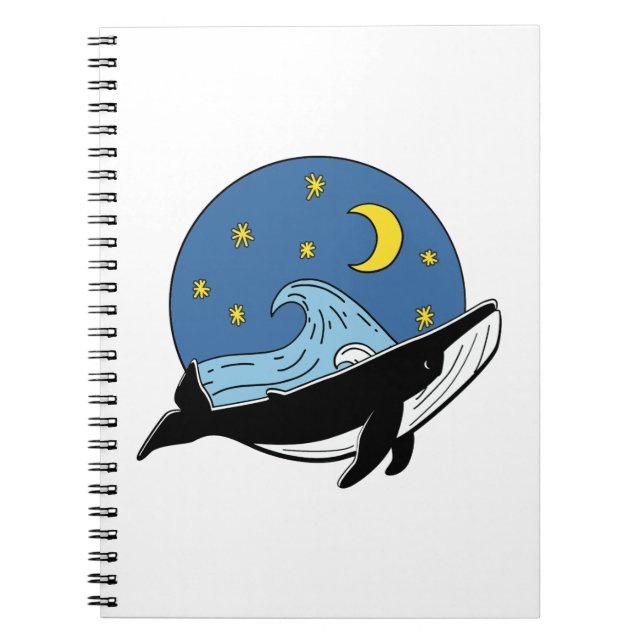 Cuaderno Ballena celeste (Frente)