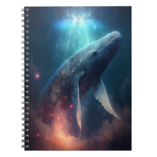 Cuaderno Ballena En El Cielo Fantasía Arte