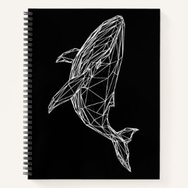Cuaderno Ballena Geométrica Moderna