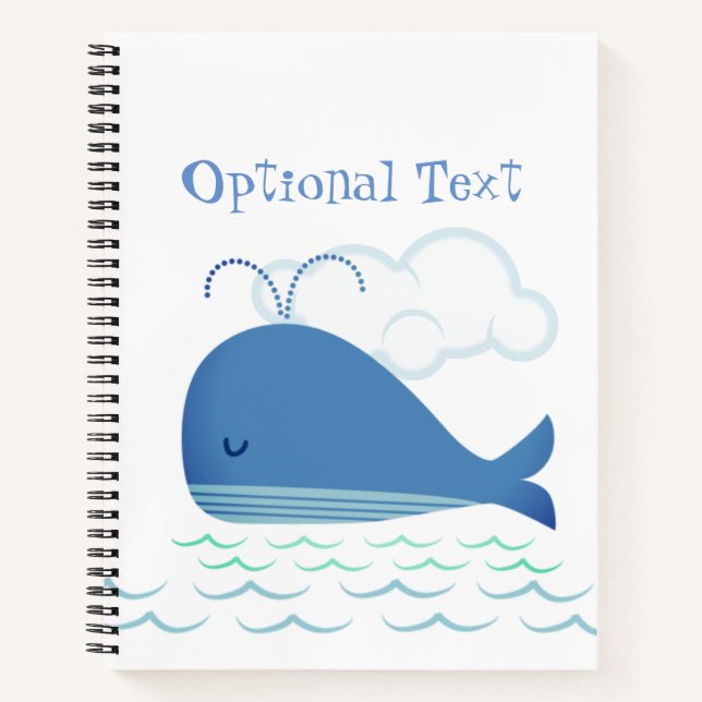 Cuaderno Ballena relajada  (Anverso)